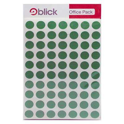 Blick Self Adhesive Labels Circles 13mm Green (2240pc)