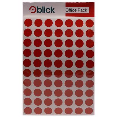 Blick Self Adhesive Labels Circles 13mm Red (2240pc)