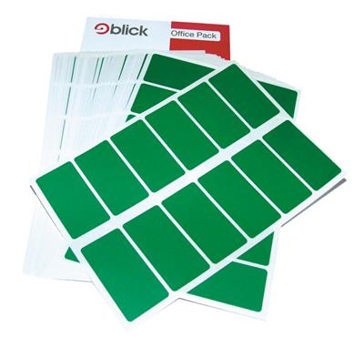 Blick Self Adhesive Labels 25mm x 50mm Green (320pc)