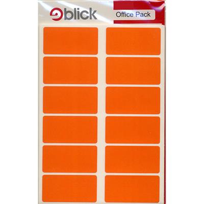 Blick Self Adhesive Labels 25mm x 50mm Orange (320pc)