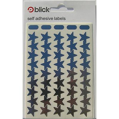 Blick Self Adhesive Labels Metallic Stars 14mm Silver (135pc)