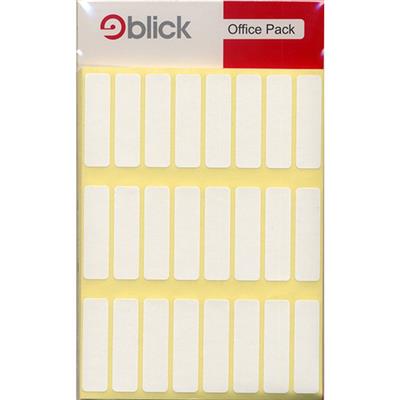 Blick Self Adhesive Labels 12mm x 44mm White (840pc)