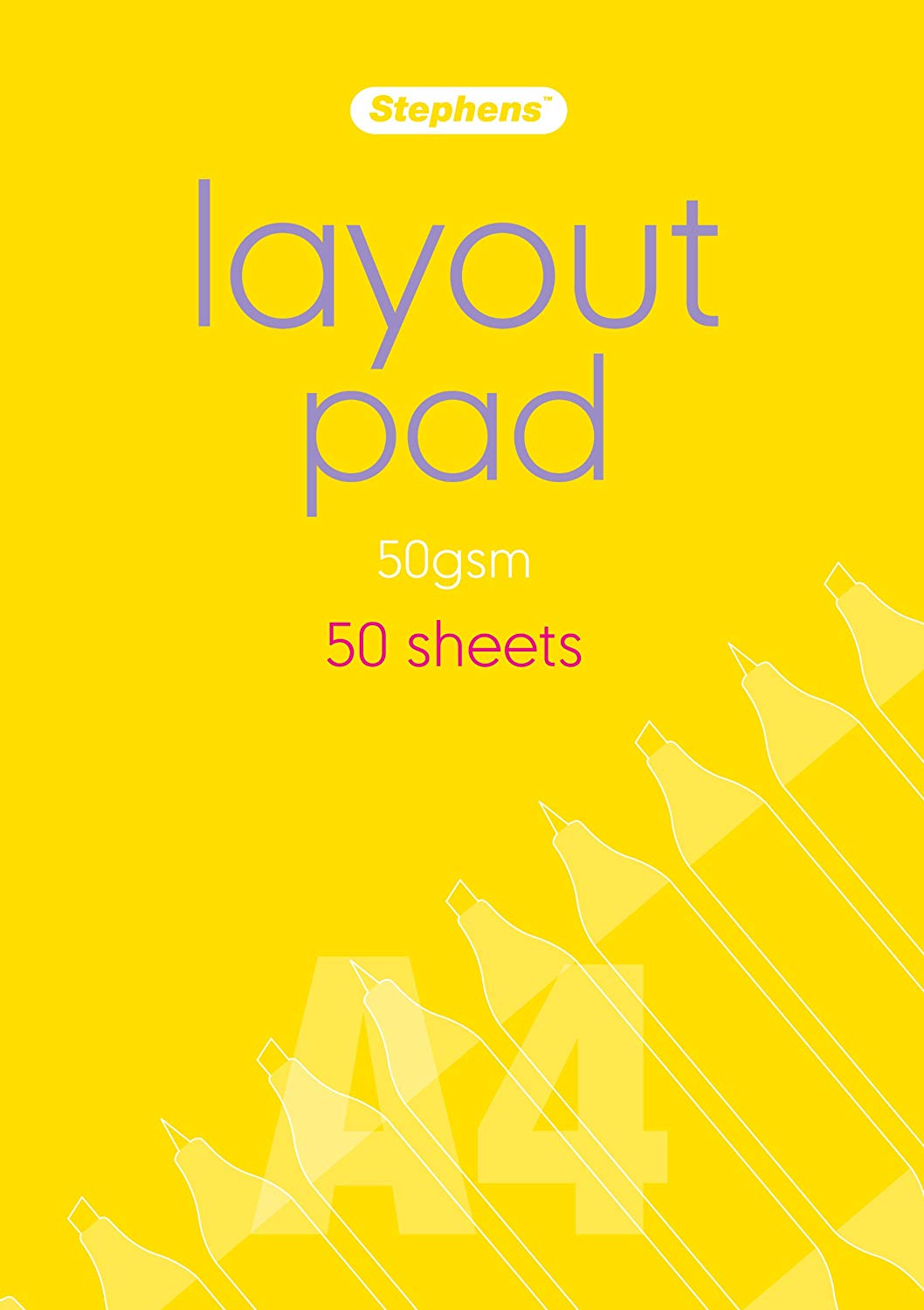 Stephens A4 Layout Pad 50gsm 50shts