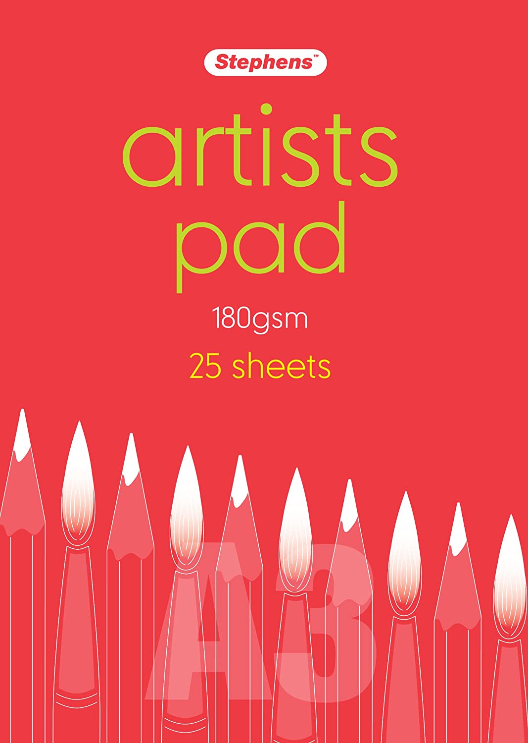 Stephens A3 Artists Pad 180gsm 25shts