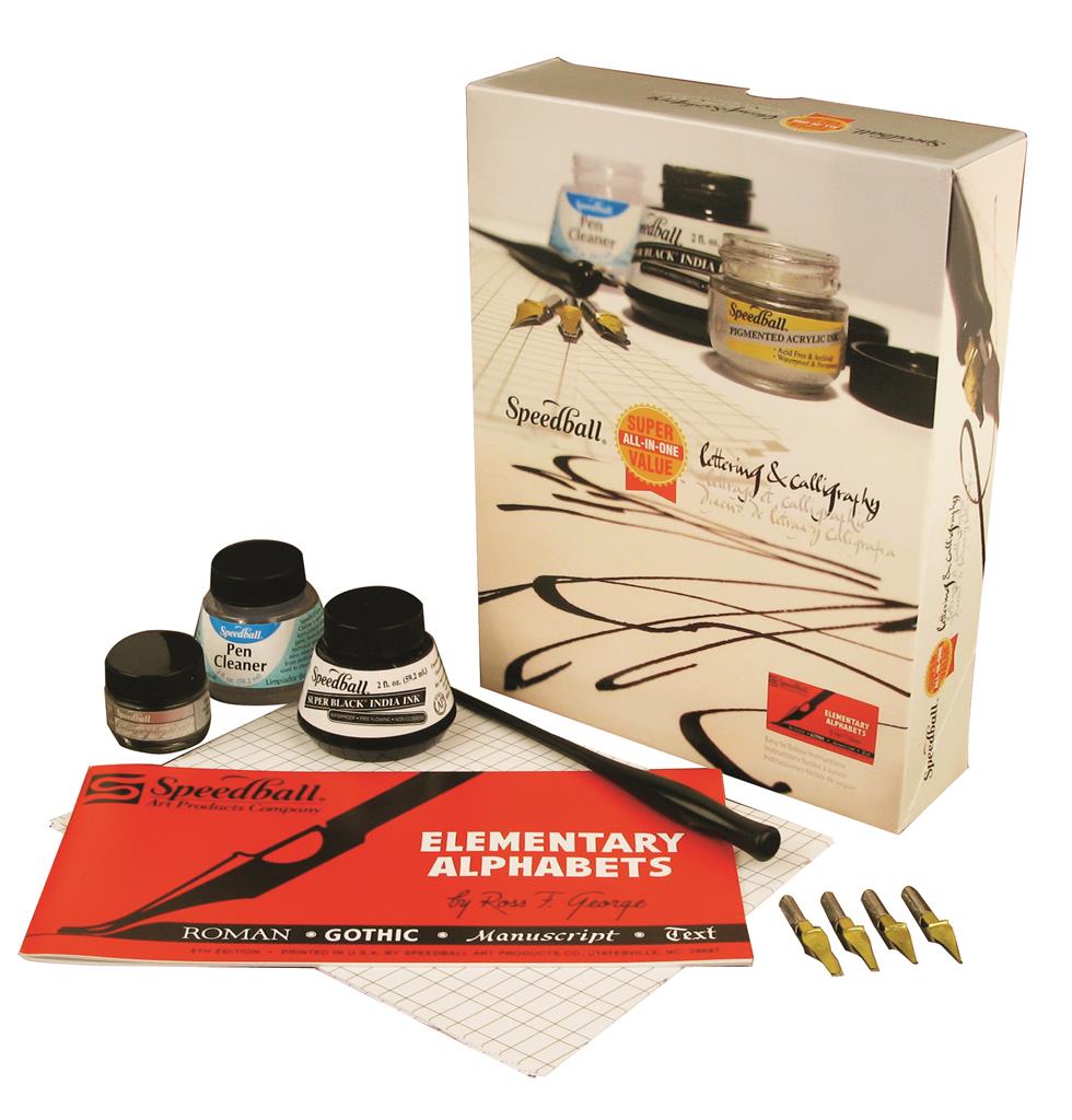 Speedball Super Value Lettering & Calligraphy Kit