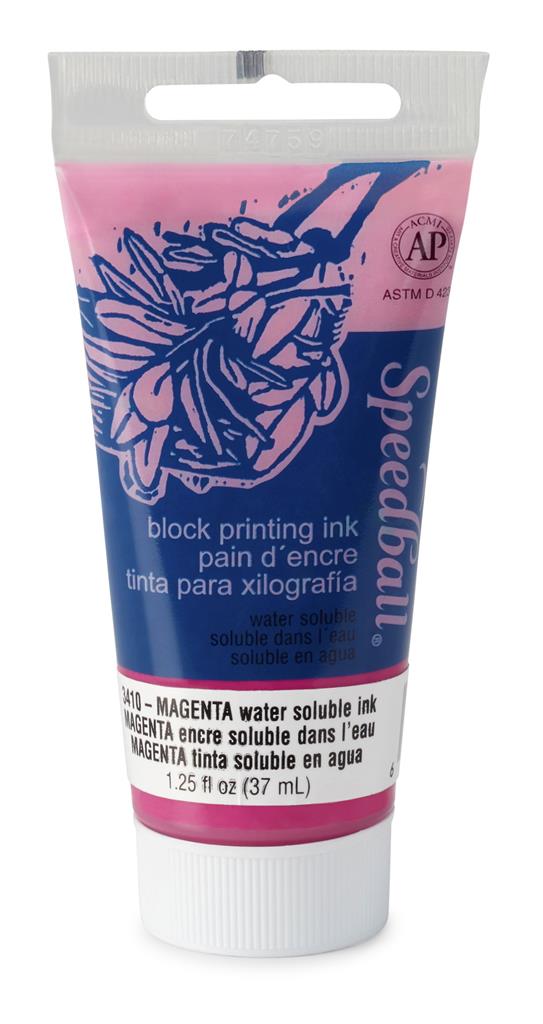 Speedball Water-Soluble Block Printing Ink Magenta 37ml (3410)