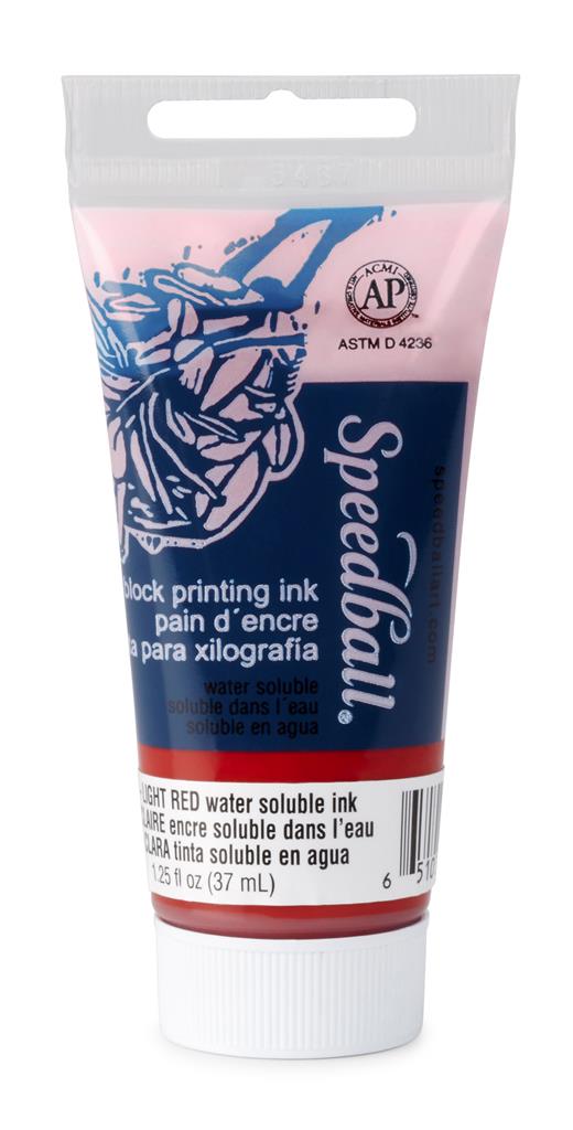 Speedball Water-Soluble Block Printing Ink Light Red 37ml (3411)