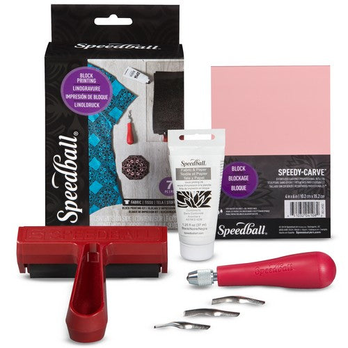 Speedball Starter Block Printing Fabric Kit