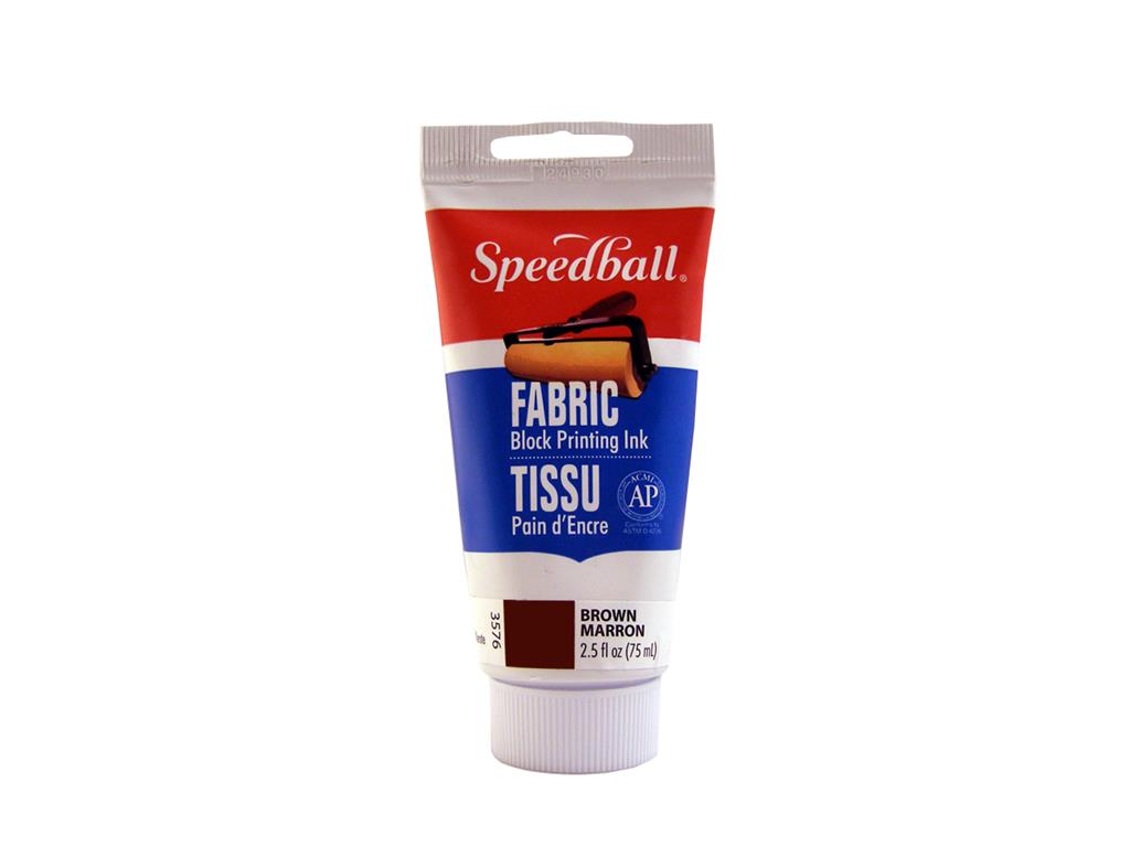 Speedball Fabric Block Printing Ink Brown 75ml (3576)