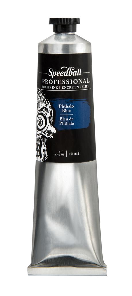 Speedball Professional Relief Ink Phthalo Blue 5oz (3642)