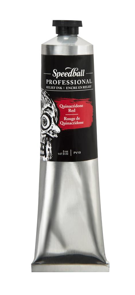 Speedball Professional Relief Ink Quinacridone Red 5oz (3649)