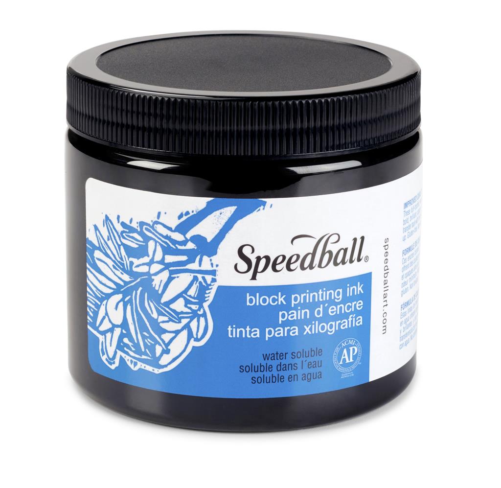 Speedball Water-Soluble Block Printing Ink Yellow 470ml (3705)