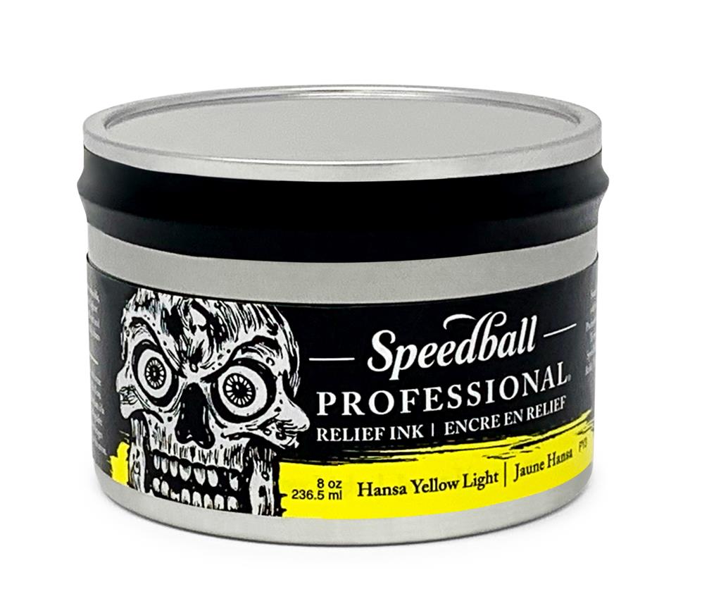 Speedball Professional Relief Ink Hansa Yellow Light 8oz (3945)