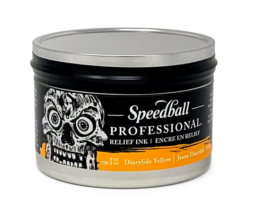 Speedball Professional Relief Ink Diarylide Yellow 8oz (3947)