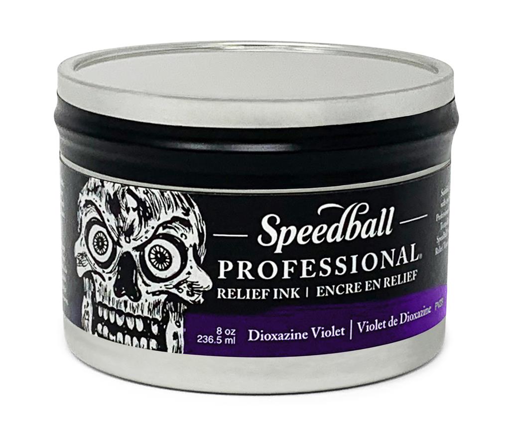 Speedball Professional Relief Ink Dioxazine Violet 8oz (3948)