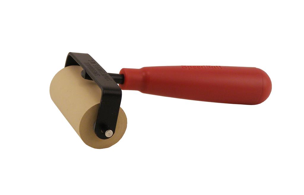 Speedball Soft Rubber Brayer Ink Roller 2.0" Heavy Duty Steel Frame Plastic Core