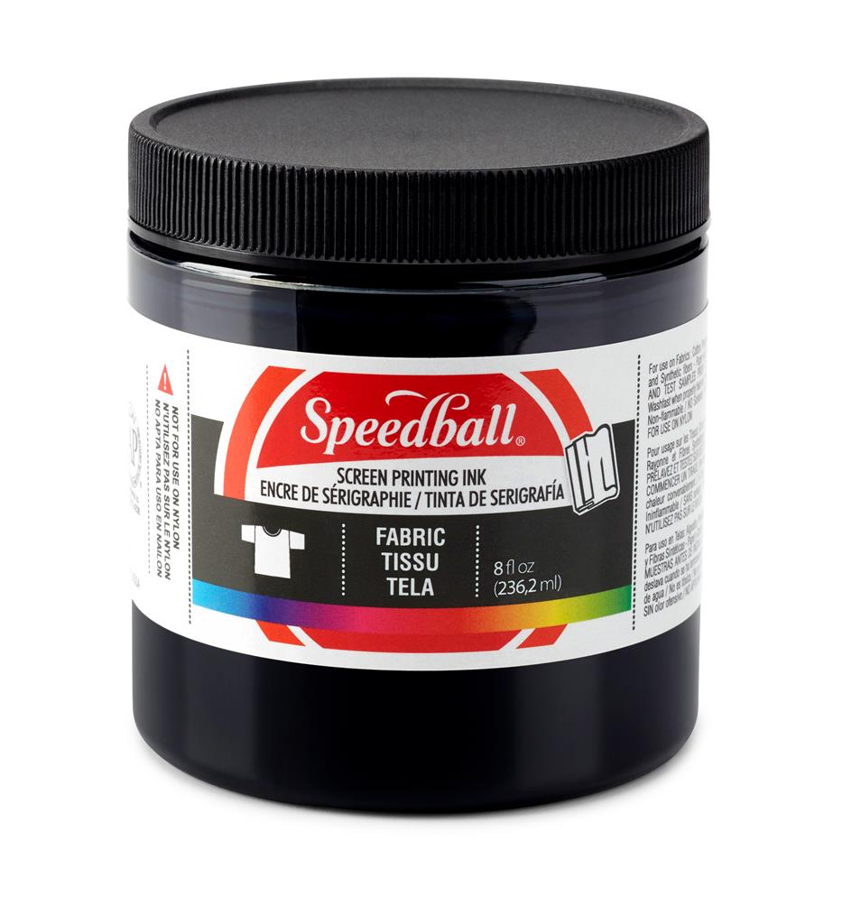 Speedball Fabric Screen Printing Ink Black 8oz (4560)