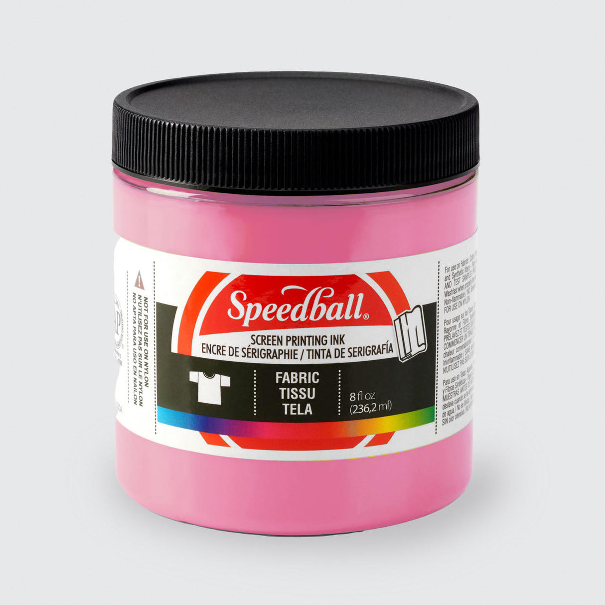 Speedball Fabric Screen Printing Ink Cotton Candy Pink 8oz (4685)