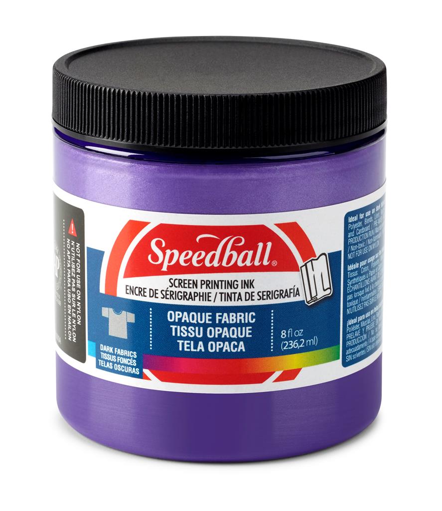 Speedball Opaque Fabric Screen Printing Ink Amethyst 8oz (4806)