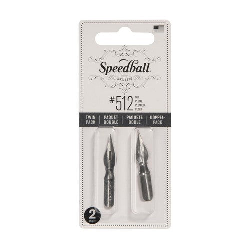 Speedball Calligraphy Pen Nib #512 (2pk) Blistercard