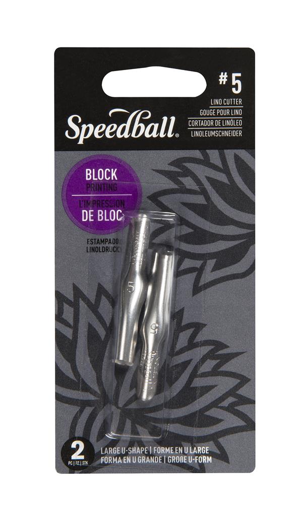 Speedball Lino Cutter #5 Large U Gouge (2pk) Blistercard