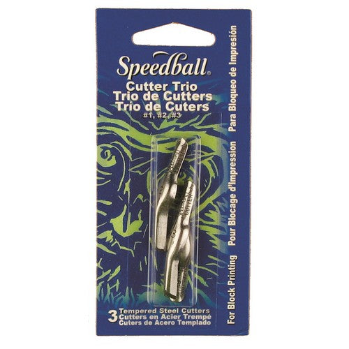 Speedball Lino Cutter Set #1  #2  #3 (3pk) Blistercard