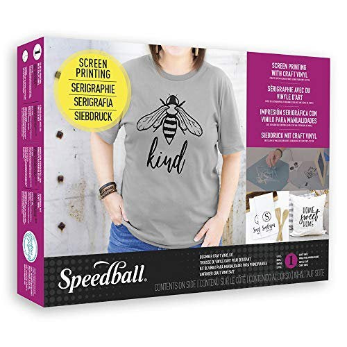 Speedball Screen Printing Beginner Craft Vinyl Kit