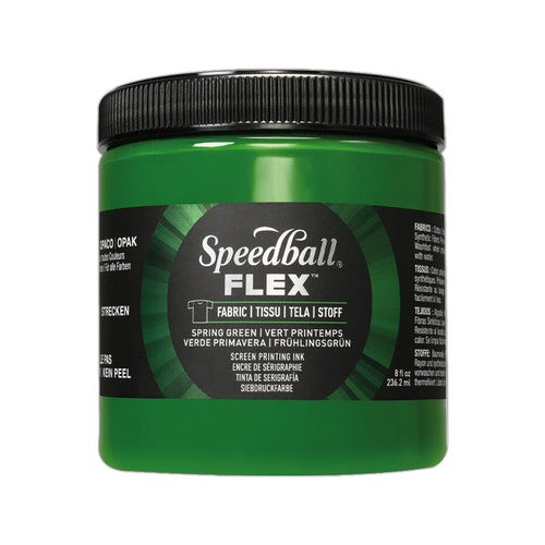 Speedball Flex Screen Printing Fabric Ink Spring Green 8oz (5207)