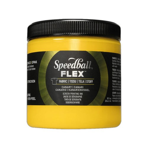 Speedball Flex Screen Printing Fabric Ink Canary 8oz (5208)