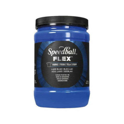 Speedball Flex Screen Printing Fabric Ink Lake Blue 32oz (5222)