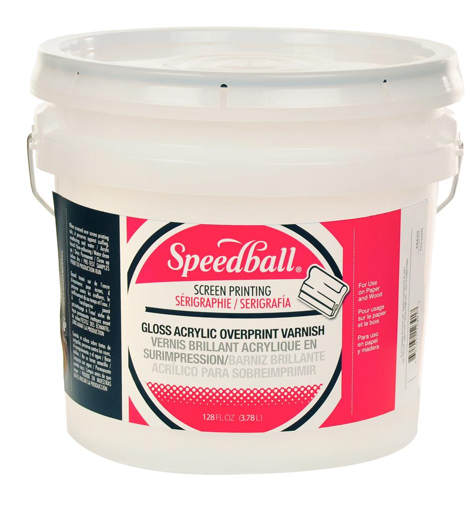 Speedball Gloss Overprint Varnish 3.7L Tub (6620)