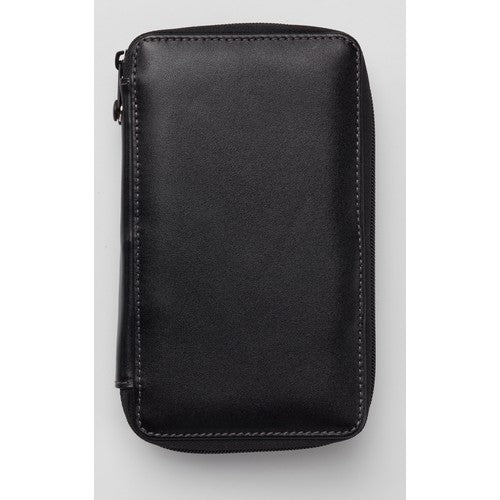 Speedball Leather Pencil Case (Holds 48) - Black