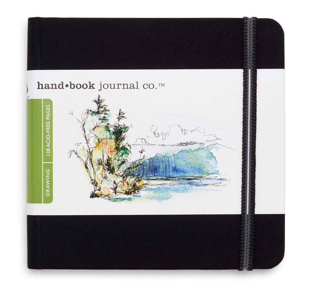 Speedball Drawing Journal 5.5" x 5.5" Square Ivory Black