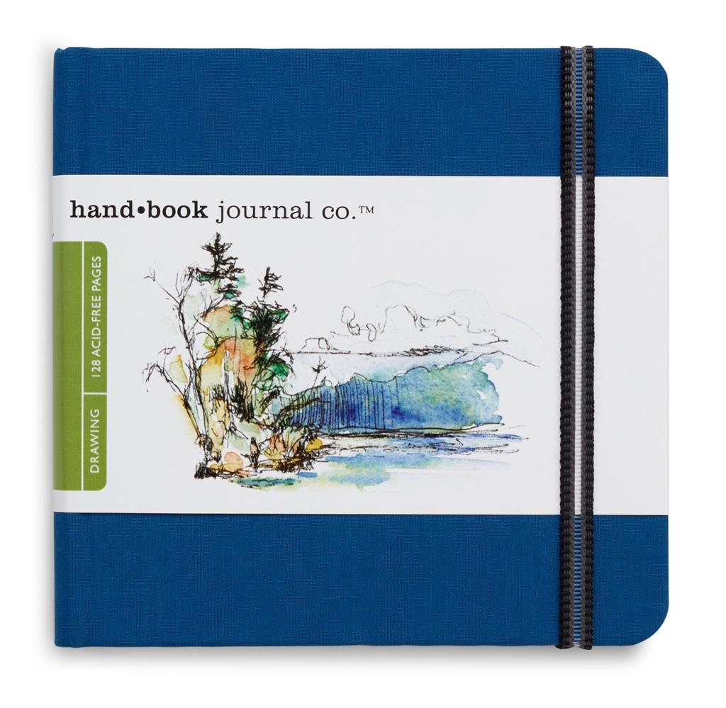 Speedball Drawing Journal 5.5" x 5.5" Square Ultramarine Blue