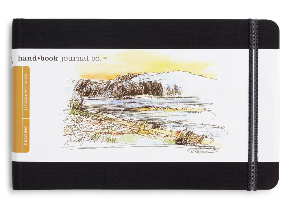 Speedball Drawing Journal 5.5" x 8.25" Landscape Ivory Black