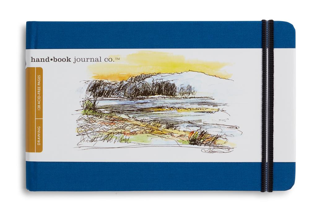 Speedball Drawing Journal 5.5" x 8.25" Landscape Ultramarine Blue