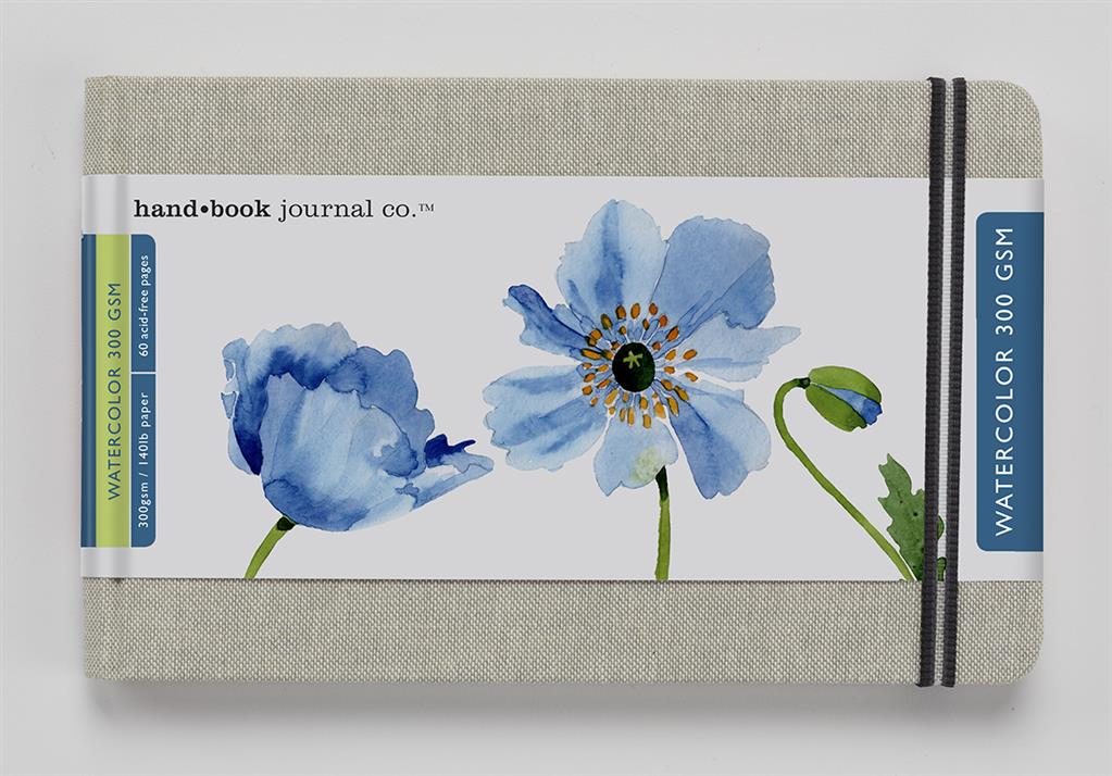 Speedball Linen Watercolour Journal 5.25" x 8.25" 300gsm Large Landscape