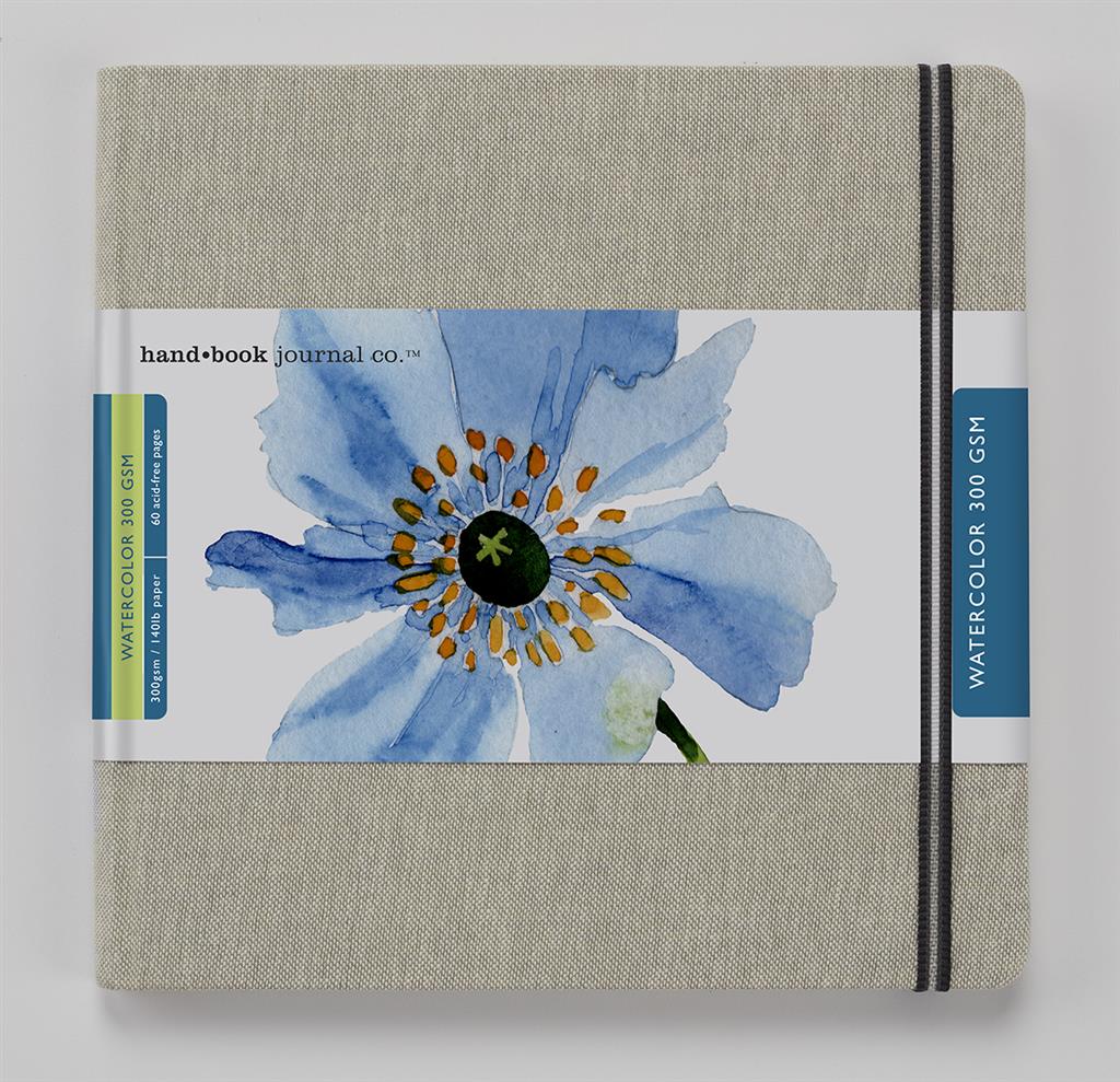 Speedball Linen Watercolour Journal 8.25" x 8.25" 300gsm Square