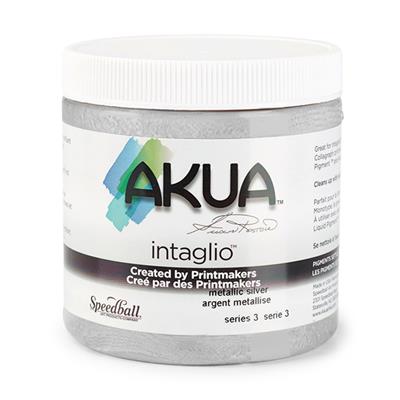 Speedball Akua Intaglio Metallic Silver (8oz)