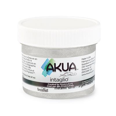 Speedball Akua Intaglio Metallic Silver (2oz)