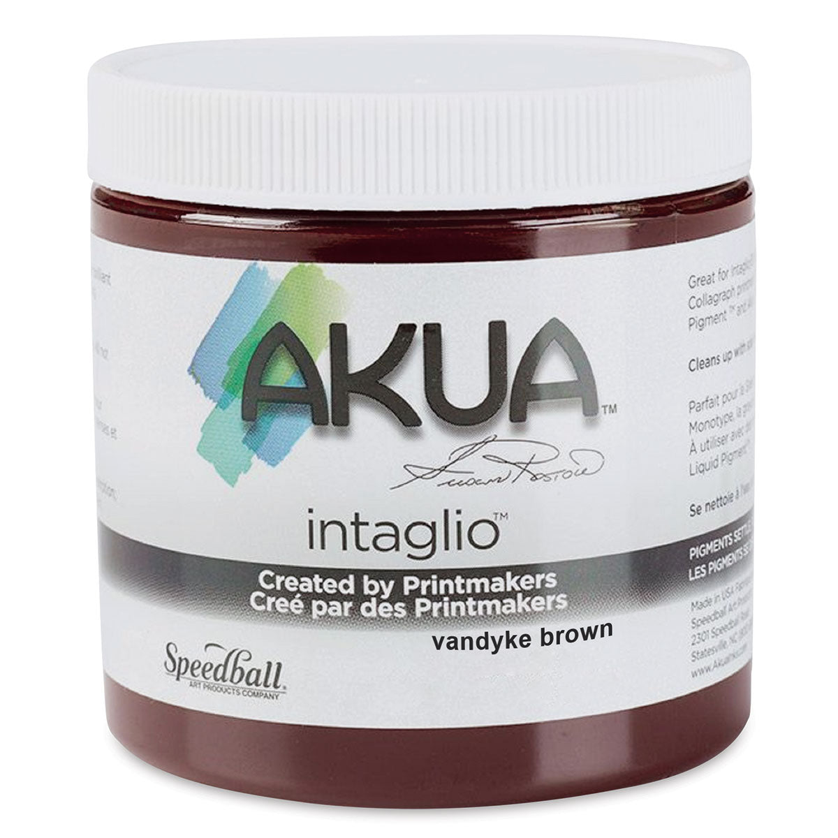 Speedball Akua Intaglio Vandyke Brown (8oz)