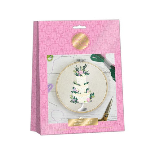 Sew & So On Embroidery Kit - Wedding Cake