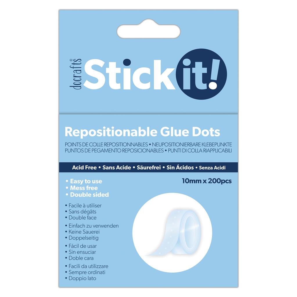 Stick It! Repositionable Glue Dots 10mm (200pc)