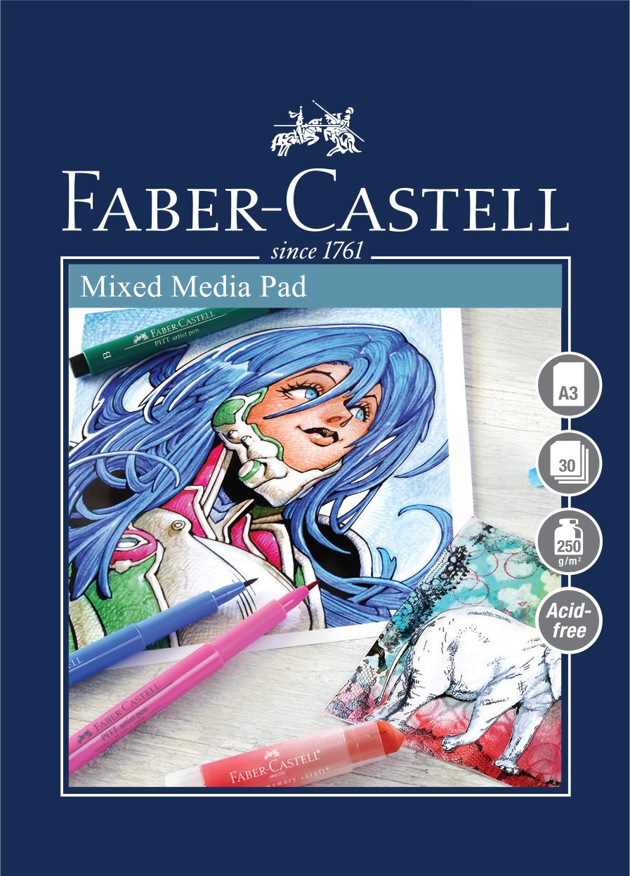 faber-castell a3 mixed media pad