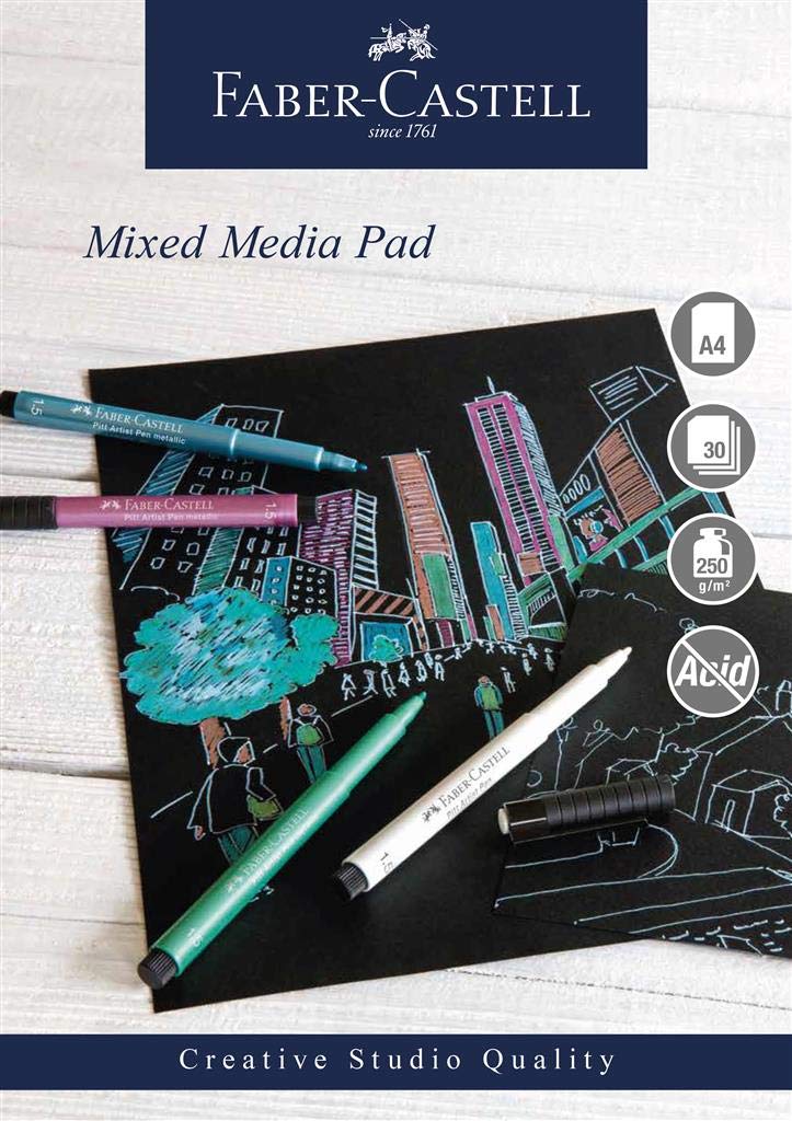 faber-castell a4 mixed media pad