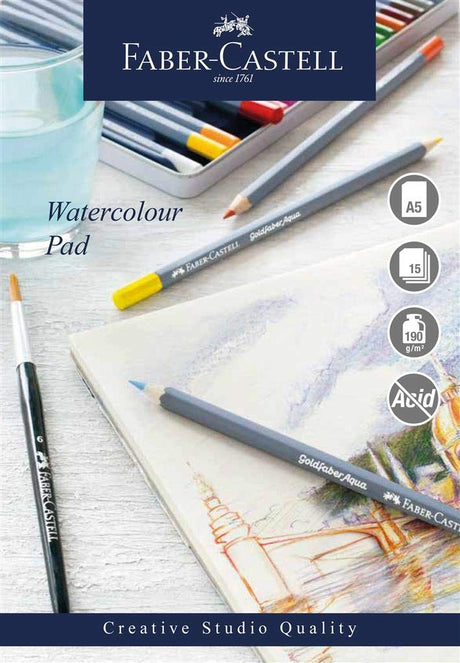 faber-castell a5 watercolour pad