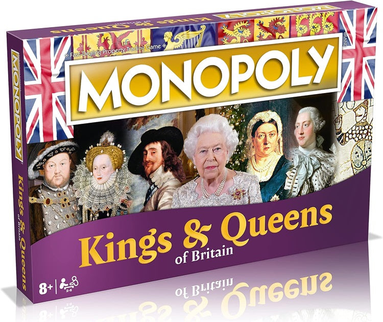 Winning Moves Monopoly Kings & Queens Board Game