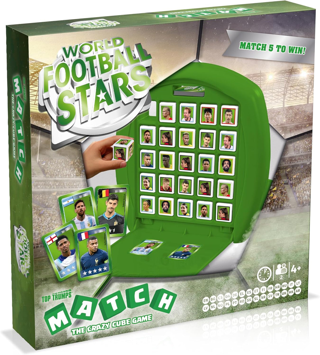 Top Trumps Match World Football Stars 2024 (Green) Game