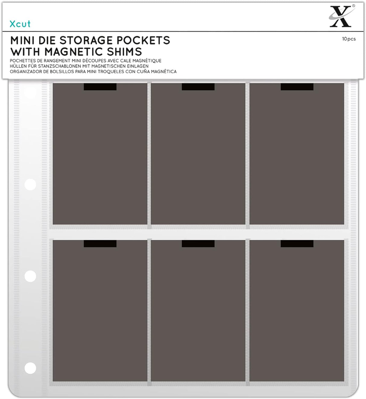 Xcut Pockets for Mini Dies Storage Folder (10pc)