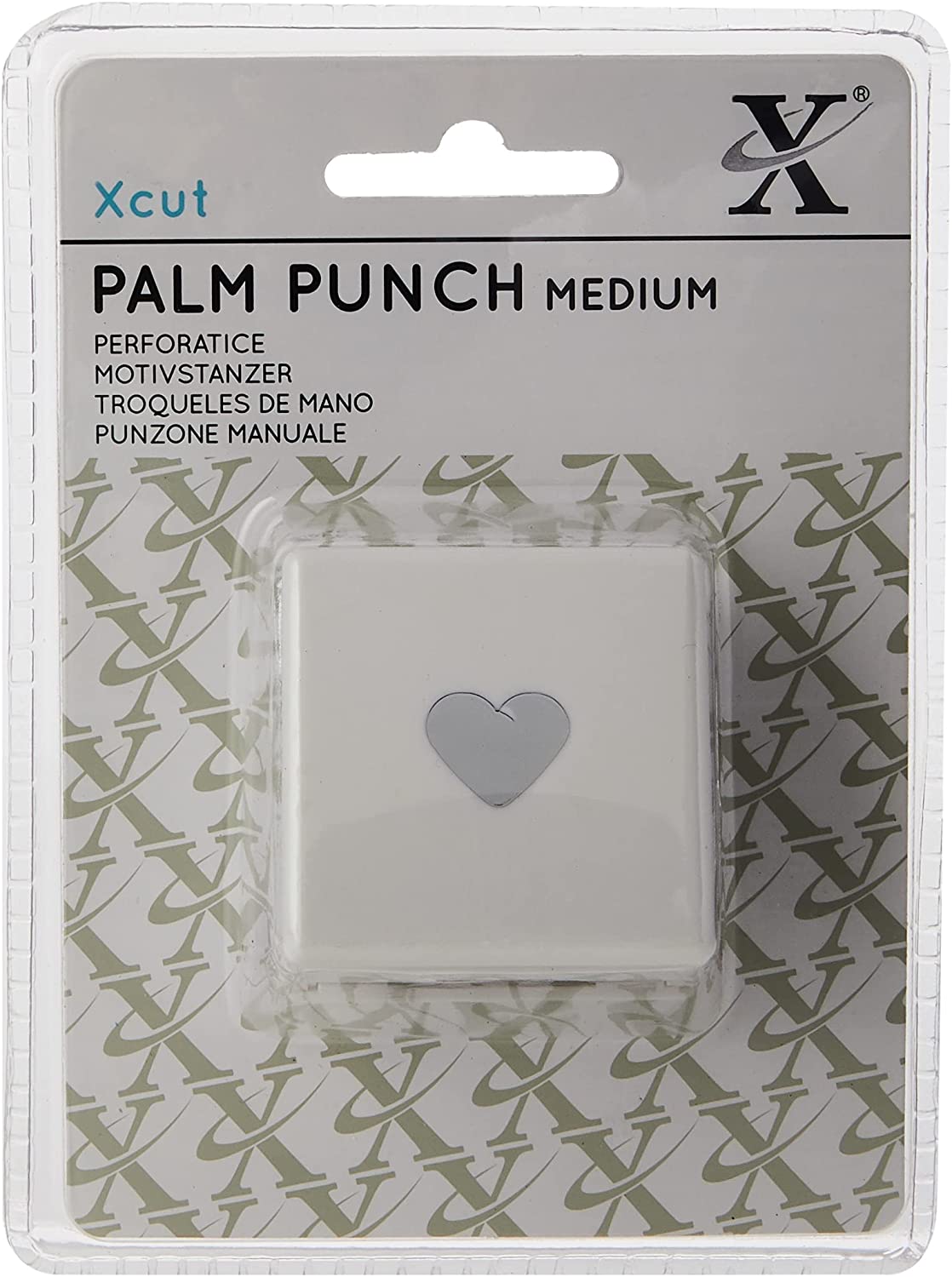 Xcut Medium Palm Punch - Traditional Heart